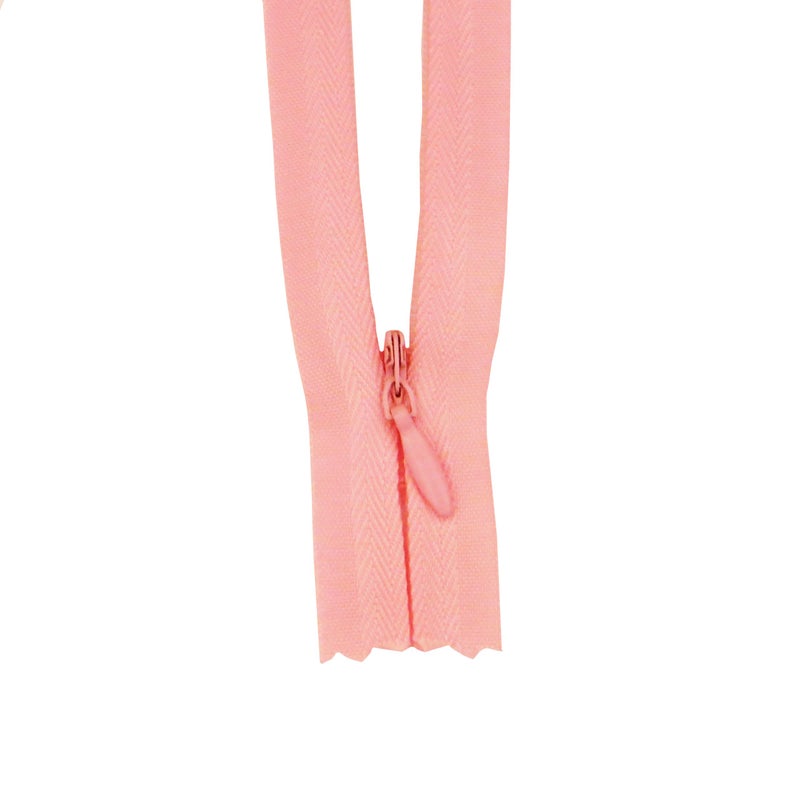 Seeking ROAM Invisible Zippers, Nylon Coil, 3, 2 Pieces (Light Pink, 22"") - Image 3